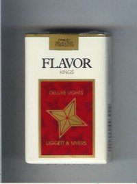 Flavor Deluxe Lights cigarettes soft box