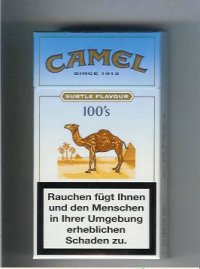 Camel Subtle Flavour Lights 100s cigarettes hard box