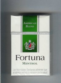 Fortuna American Blend Menthol cigarettes hard box