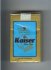 Kaiser Lights Filter Luxe American Blend Special blue and gold cigarettes soft box