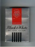 Black White De Luxe Filter cigarette England
