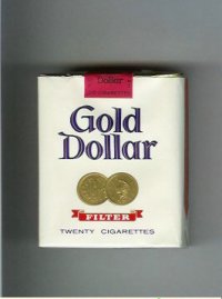 Gold Dollar Filter white cigarettes soft box