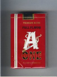 A One Premium Blend Full Flavor cigarettes soft box