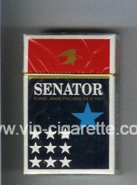 Senator Fine American Blend cigarettes hard box