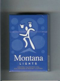 Montana hard box Lights Cigarettes