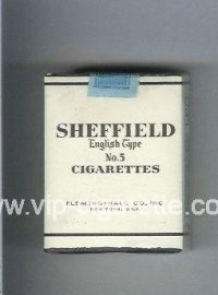 Sheffield English Type No 5 Cigarettes soft box