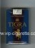 Tigra Medium cigarettes blue and black soft box