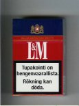 L&M Mellow Distinctively Smooth Full Flavor cigarettes hard box L&M Mellow Distinctively Smooth Full Flavor cigarettes hard box