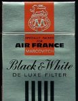 Marcovitch Black and White Deluxe Filter cigarettes hard box