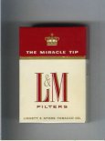 L&M Filters The Miracle Tip cigarettes hard box L&M Filters The Miracle Tip cigarettes hard box