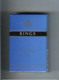 Kings Royal Filter Lights blue cigarettes hard box