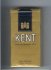 Kent Famous Micronite Filter Deluxe 100s gold cigarettes soft box
