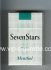 Seven Stars 7 Menthol cigarettes hard box