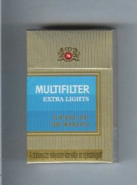 Multifilter Philip Morris Extra Lights cigarettes hard box