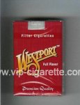 Westport Full Flavor Premium Quality Filter cigarettes soft box