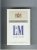 L&M Mellow Distinctively Smooth Ultra Milds cigarettes hard box