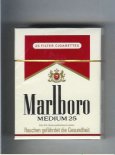 Marlboro Medium 25s cigarettes hard box Marlboro Medium 25s cigarettes hard box