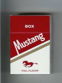 Mustang Full Flavor cigarettes hard box