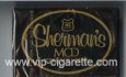 Sherman's MCD Filtered Cigarettes wide flat hard box