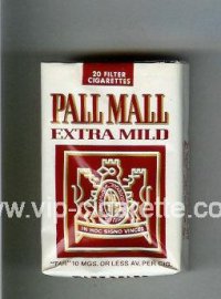 Pall Mall Extra Mild cigarettes soft box