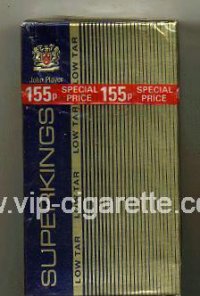 Superkings Low Tar John Player 100s Cigarettes hard box