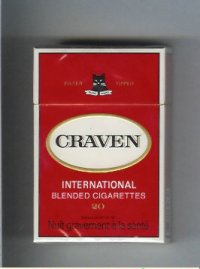 Craven International blended cigarettes