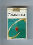 Cambridge Menthol Lights cigarettes