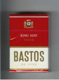 Bastos De Luxe Filter cigarettes king size hard box