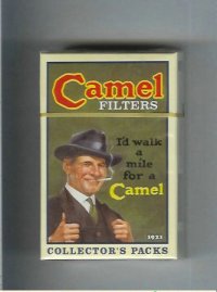 Camel collection version Collectors Packs 1921 Filters cigarettes hard box