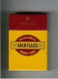 Gold Flake yellow and red cigarettes hard box Gold Flake yellow and red cigarettes hard box