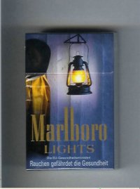 Marlboro collection design 1 Lights 20 filter cigarettes hard box