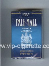 Pall Mall Famous American Cigarettes Lights cigarettes soft box