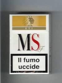 MS ETI F cigarettes hard box