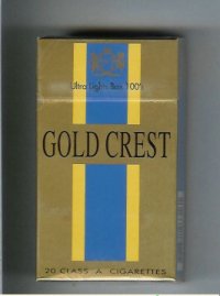 Gold Crest Ultra Lights Box 100s cigarettes hard box