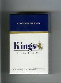Kings Filter Virginia Blend cigarettes hard box