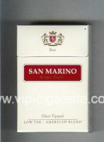 San Marino cigarettes white and red hard box
