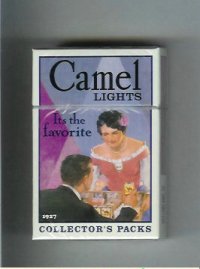 Camel collection version Collectors Packs 1927 Lights cigarettes hard box