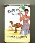 Camel Lights Casino Issue side slide cigarettes hard box