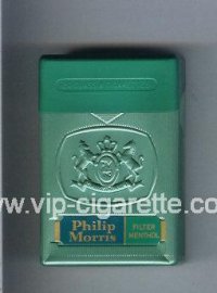 Philip Morris Menthol cigarettes plastic box