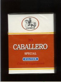 Caballero Special filter 30 cigarettes with small cowboy