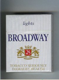Broadway Lights 25 cigarettes USA Germany