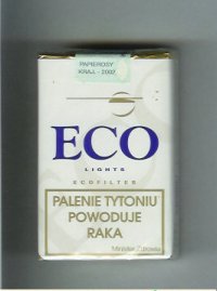 Eco Lights Ecofilter cigarettes soft box
