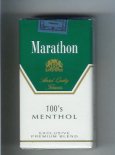 Marathon Menthol 100s Exclusive Premium Blend cigarettes soft box
