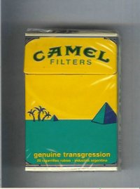 Camel Genuine Transgression Filters cigarettes hard box