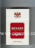 Senate International Full-Rich Tobacco Flavor American Blend cigarettes hard box