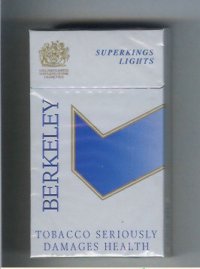 Berkeley superngs lights cigarettes grey