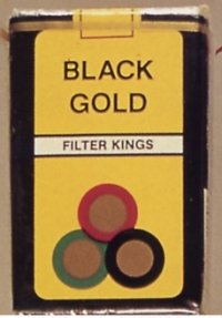 Black Gold Filter Kings cigarettes