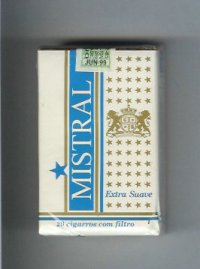 Mistral Extra Suave cigarettes soft box