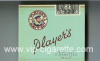 Player's Mild Navy Cut cigarettes blue wide flat hard box