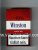 Winston collection version Classic Red 80s cigarettes hard box